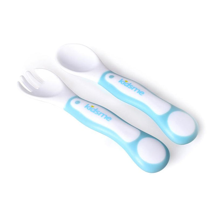 Kidsme My First Fork&spoon Set - Blue - CanaBee Baby