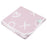Kushies Receiving Blanket Pink XO (B540-634)
