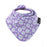 Mum2Mum Fashion Bandana Bib - Purple Daisies - CanaBee Baby