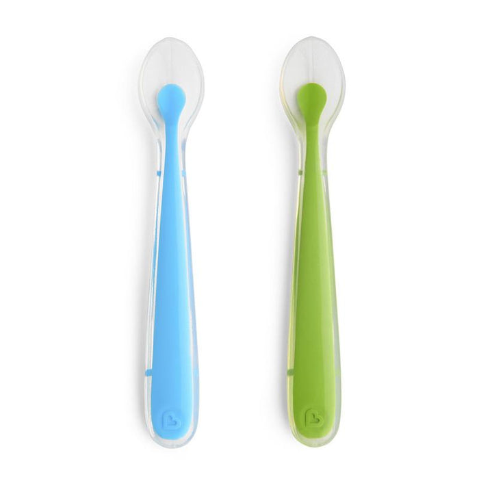 Munchkin Gentle Silicone Spoons 2pk - Assorted Color - CanaBee Baby