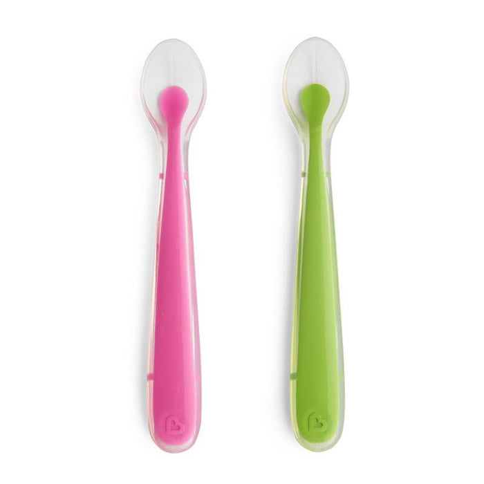 Munchkin Gentle Silicone Spoons 2pk - Assorted Color - CanaBee Baby