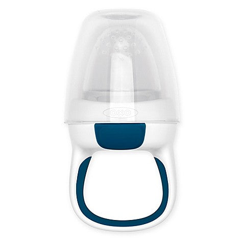 Oxo Silicone Self Feeder Navy — CanaBee Baby