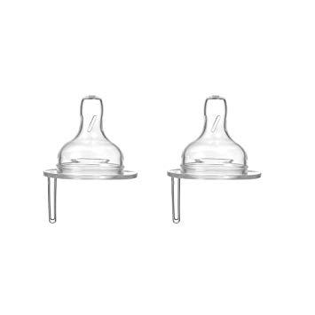 Thinkbaby 2 Pack Vented Nipples, Natural, Stage A