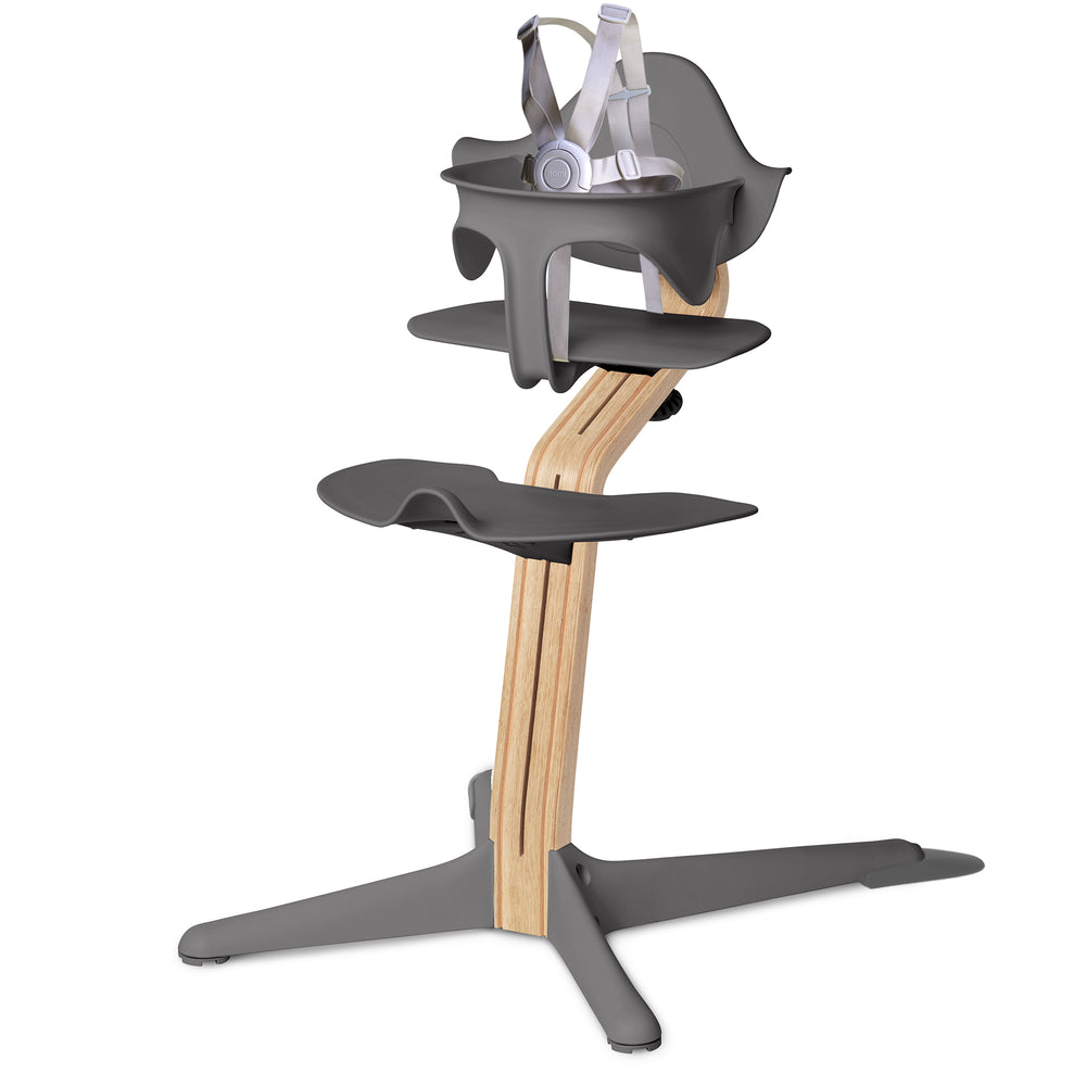 Nomi High Chair Bundle - Grey Natural