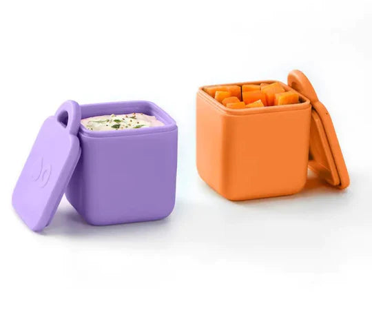 Omielife Silicone Dip Container - Purple/Orange