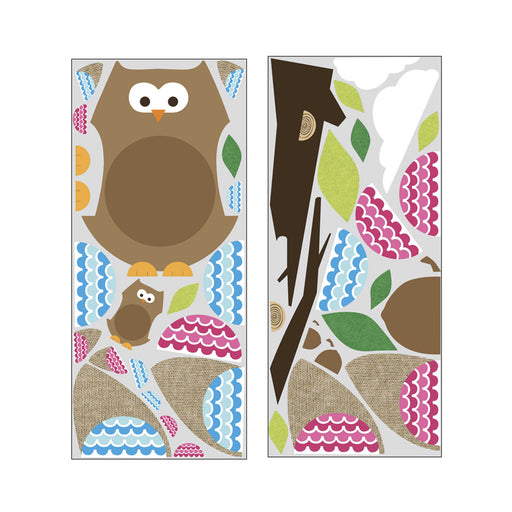 RoomMates ONE Décor Owls and Branches Giant Wall Decals - CanaBee Baby