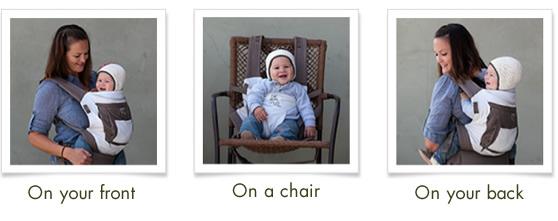 Onya Baby Nexstep Mesh Baby Carrier/Chair Harness - Warm Sand