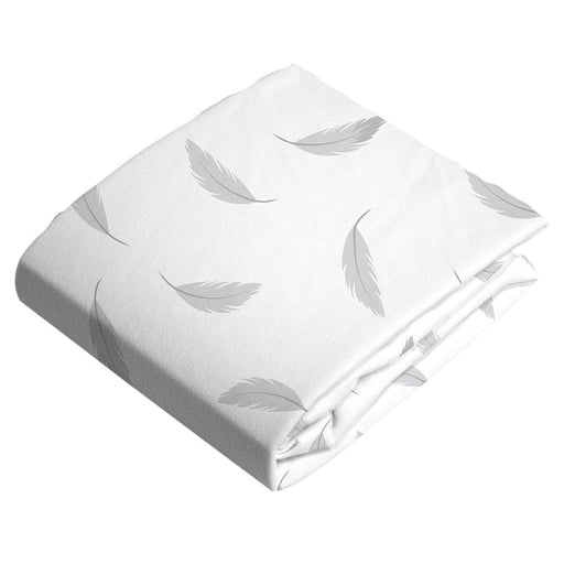 Kushies Reversible Crib Blanket Grey Feather B565-667