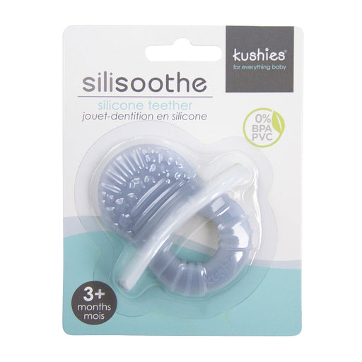 Kushies Silicone Teether Neutral/Grey