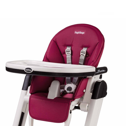 Peg Perego Siesta High Chair Replacement Seat Cushion - Berry (Without Harness)
