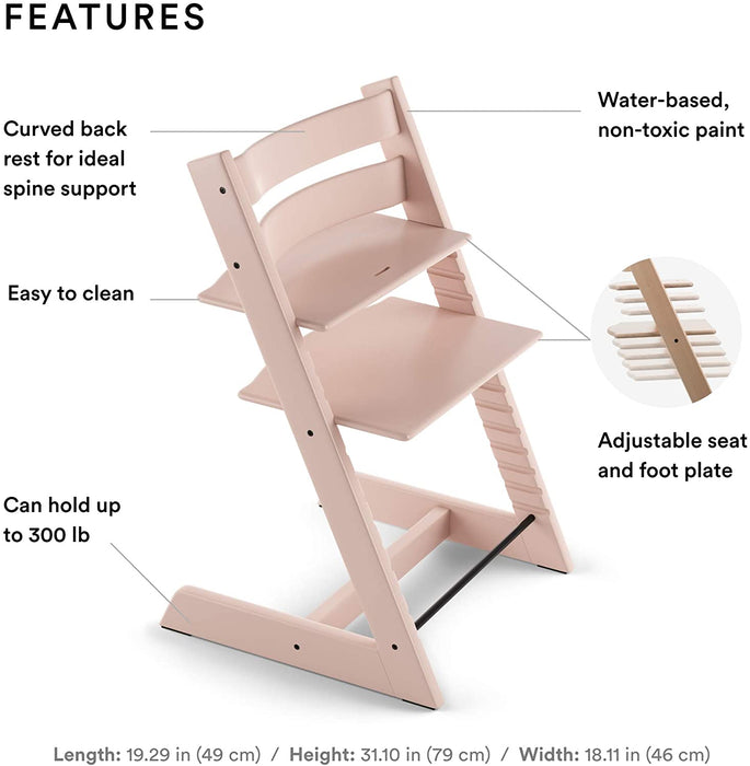 Stokke Tripp Trapp Chair - Serene Pink 528916