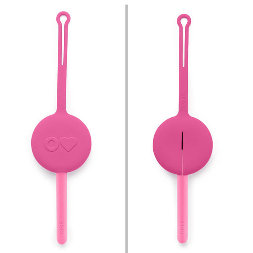 Omielife Fork, Spoon Pod Set Bubble Pink
