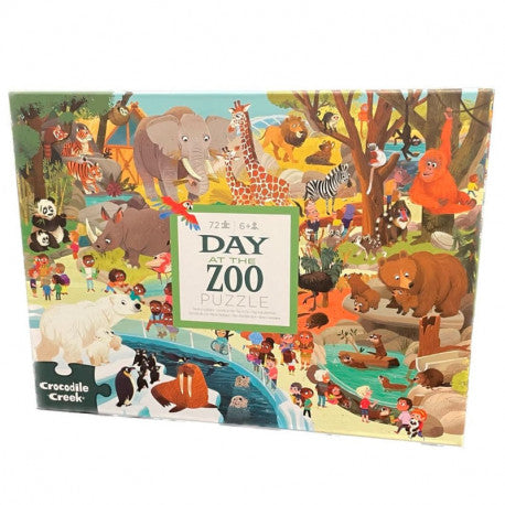 Crocodile Creek 72-Pc Puzzle = Day At The Zoo