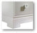 Natart Tulip Olson Crib & Dresser - White/Mosaic