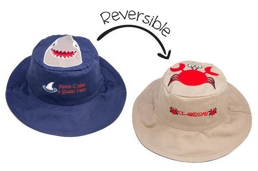 Flapjack Kids Sun Hat Shark/Crab