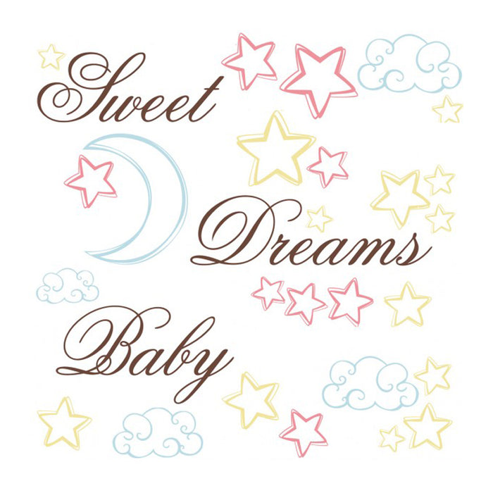 Roommates Sweet Dreams Wall Appliques - CanaBee Baby