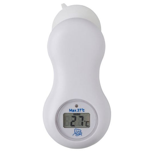 Rotho Digital Bath Thermometer With Suction Cap - Ceramic White