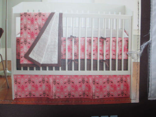 JJ Cole Crib Set Pink Vintage
