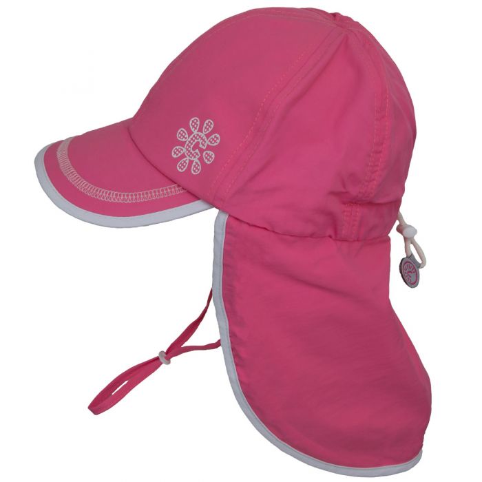 Calikids UV Flap Sun Hat S2011 - Hot Pink
