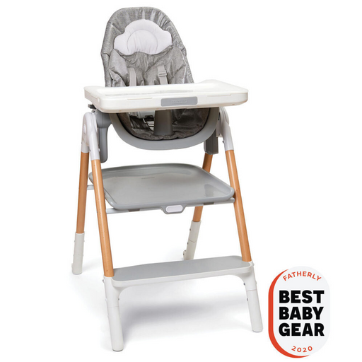 Sh Sit-To-Step High Chair Grey/White 304275