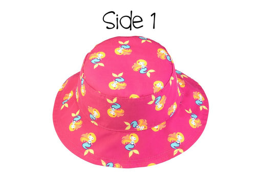 Flapjack Reversible Kids & Toddler Sun Hat - Mermaid/Seahorse