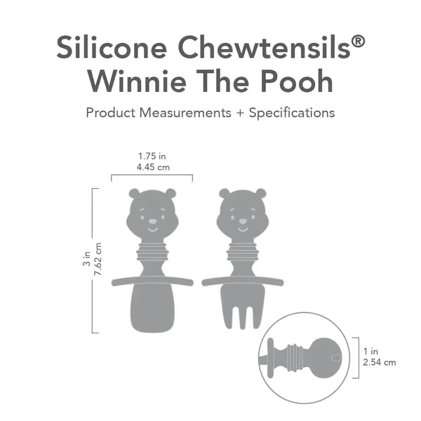 Bumkins Silicone Chewtensils Winnie The Pooh