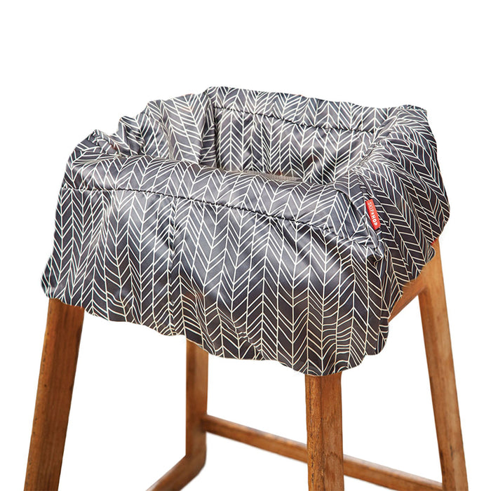 Skip Hop Take Cover Shopping Cart & High Chair Cover - Grey Feather
