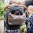 So Young Andi 3in1 Stroller Organizer Waxed Charcoal With Tan Straps - CanaBee Baby