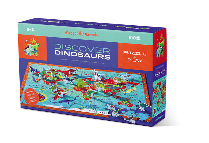 Crocodile Creek Discover Puzzle Dinosaur 100pcs