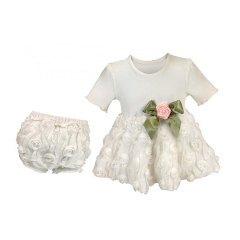 Stephan Baby Girl's Night Out Dress & Bloomers Set 3-6m - CanaBee Baby