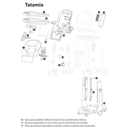 Peg Perego Replacement Tray Top for Tatamia High Chair