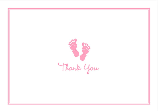 Peter Pauper Press Inc. Baby Steps Thank You Notes - Pink