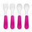Oxo Plastic Fork& Spoon Pink 61128100