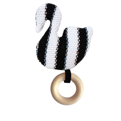 Manhattan Toy Knit Rattle Swan