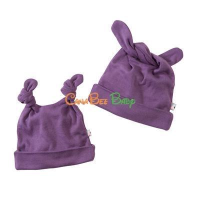 Babysoy Double Knot Hat Chocolate - CanaBee Baby