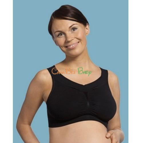 Carriwell Seamless Maternity Bra in Black - CanaBee Baby