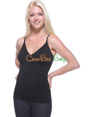 Belly Bandit Mother Tucker V-Neck Tank - Black L - CanaBee Baby