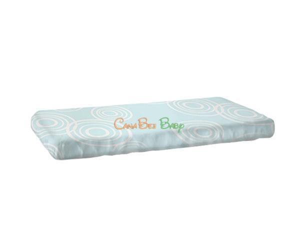 Nook Fitted Crib Sheet - Sea Glass Blue - CanaBee Baby
