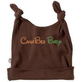 Babysoy Double Knot Hat Chocolate - CanaBee Baby