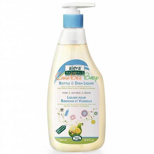 Aleva Naturals Bottle & Dish Liquid Fragrance Free 500ml - CanaBee Baby