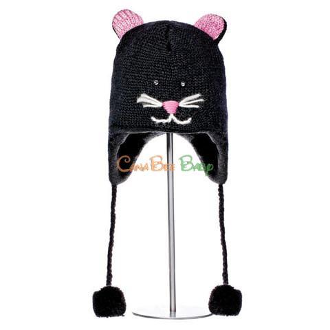 Knitwits Kiki the Kitty Pilot Hat - CanaBee Baby