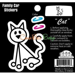 Family Car Stickers (Full Color) - Cat - CanaBee Baby