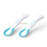 Kidsme Ideal Temperature Feeding Spoon 2pk - Aquamarine - CanaBee Baby