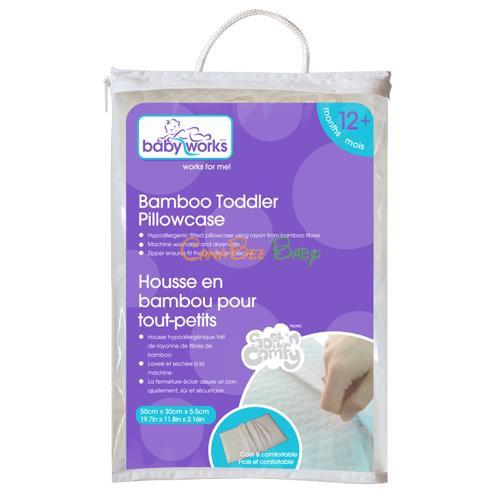 Baby Works Bamboo Toddler Pillow Case - CanaBee Baby