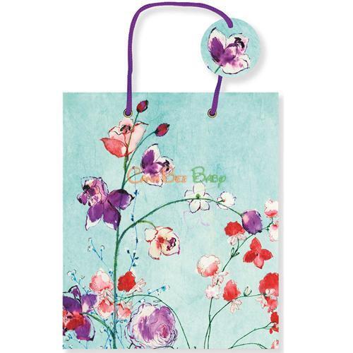 Fuchsia Blooms Gift Bag - CanaBee Baby