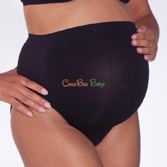 Cantaloop Above Belly Panty in Black - CanaBee Baby