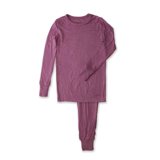Silkberry Baby Bamboo Long Sleeve Pajama Set - Plum Jam (4311PJ3T)
