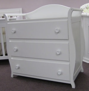 Lil Angels Naples Dresser-Change Table - White (Available at Markham)