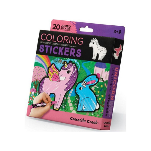 Crocodile Creek Coloring Stickers - Unicorn