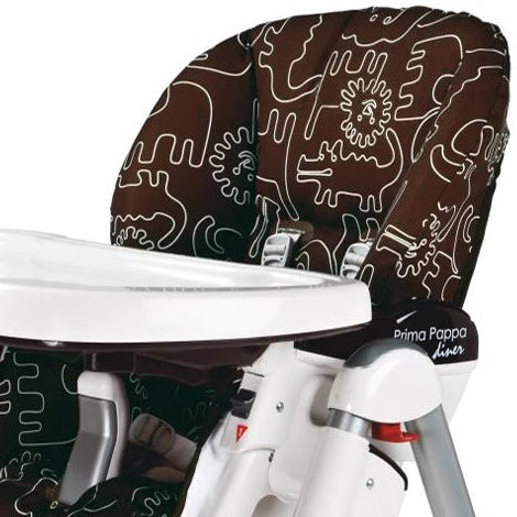 Peg Perego Prima Pappa Diner High Chair Replacement Seat Cushion - Savana Cacao